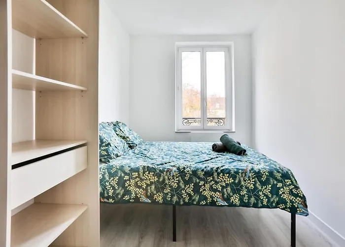 Suite Lumineux Et Moderne, Parking Gratuit, Mulhouse Centre